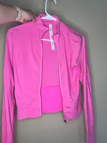 Pink Lululemon Zip-Up Jacket