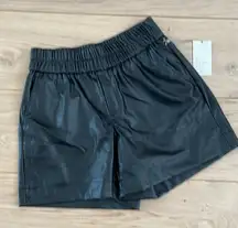 A new day vegan leather shorts