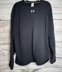 Under Armour Black Crew Neck Long Sleeve Sweatshirt - 2XL