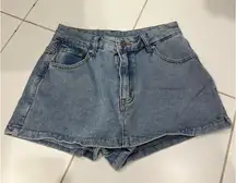 Mini Denim Skort 