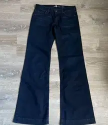 7 for all Mankind Dojo flare leg jeans