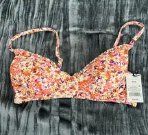 Floral Women's Swim Top- Multicolor Size 36B by Shade Shore