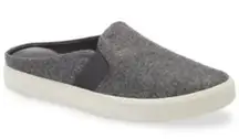 💕VINCE💕 Blair Sneaker Mule Backless Slip On ~ Heather Grey Mohair 8.5 NWOT