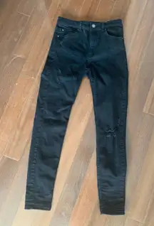 Bershka  Black Denim Jeans 