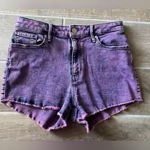 Guess Purple Jean Shorts Size 27