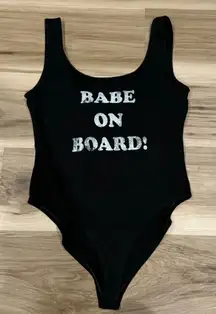 The Laundry Room Babe On Board Bodysuit Women’s Medium