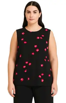 Kate Spade - Floral Sleeveless Blouse Top Sz 14