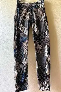 patchwork hippy festival pattern pants paisley y2k floral western Gypsy witchy