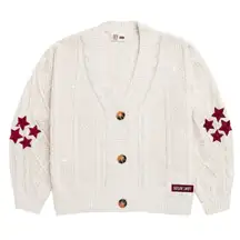 NWT Official Taylor Swift Red (Taylor's Version) Star Cardigan M/L