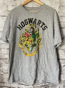 Harry Potter Hogwarts‎ Womens TShirt Short Sleeve Grey XL