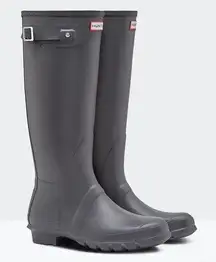 Original Tall Wellington Boots in Charcoal Grey NWOB Size 5 - 5.5 EU 36