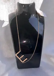 Letter E Necklace