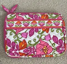 Vera Bradley Pink and Green Floral iPad Case