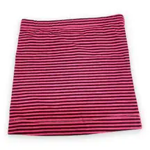 Old Navy Womens XXS Tiny‎ Fit Strapless Striped Crop Top Pink Maroon Stripe NEW