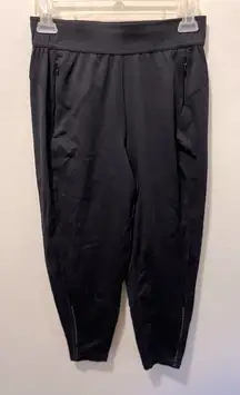 Sweaty Betty pull on‎ track pants black reflective sz XS