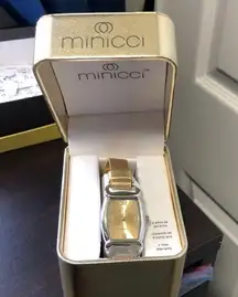 Minicci Metallic Gold Fashion Watch