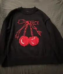 Target Cherry Knit Sweater 