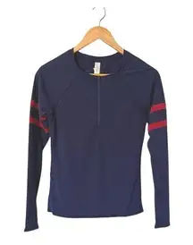 Vineyard‎ Vines navy blue rash guard woman's swim top size XS