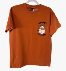 Ghost Coffee Spooky Season Halloween Shirt S, Boo Ghost Graphic Tee NEW