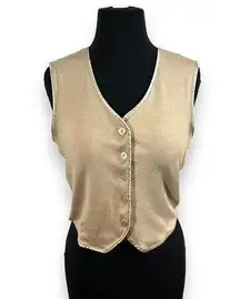 Vintage The Limited Vest Womens Medium Beige‎