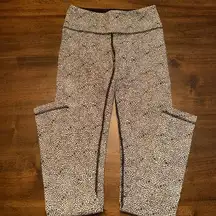 Lululemon Wunder Under Leggings Plush Petal Deep Coal Ghost Size 2