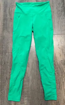 Lilly Pulitzer Luxletic Bright Green Upf 50+ Weekender High Rise Leggings Small