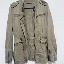 Women’s Olive Green Military Jacket