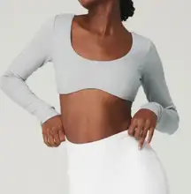 Alo Yoga Ribbed Long Sleeve Crop