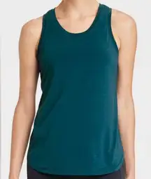 Women's Active Tank Top Sleeveless Teal XL Sz 16 Extra Large All In Motion NWT