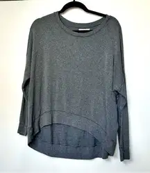 SoulCycle Dark Gray High Lo Long Sleeve Tee- Size Medium