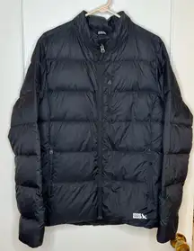 Eddie Bauer Women’s Black Packable Down Puffer Jacket, size XL. NWT