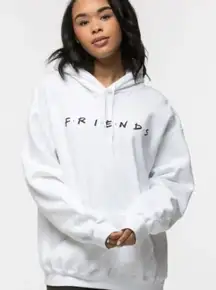 Friends white hoodie size small