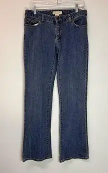 Michael Kors Denim Jeans Women boot cut size 6 cotton spandex