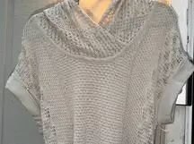 Elie Tahari Cream hooded Sweater in excellent condition