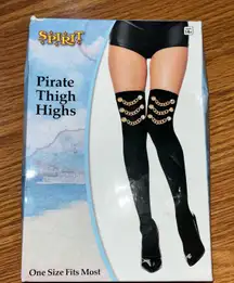 MWT-Pirate thigh high tights