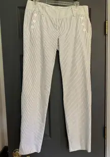 Pinned Stripes Dress Pants