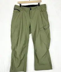 Truewerk T1 Werkpant Womens Size 18 Olive Green Lightweight Softshell HEMMED