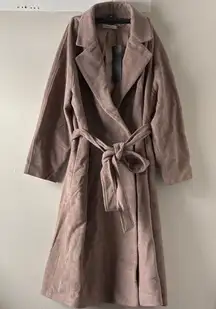 NWT S. Deer / Concept Brown Wool Blend Pea Coat