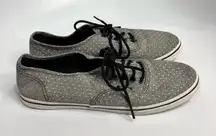 Vans‎ gray with white polka dots unisex sizing