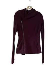 Lululemon Bhakti Yoga Jacket Luon Bordeaux Garnet Red Size 4