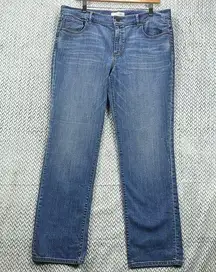 Ann Taylor  Modern Straight Jeans Size 14/32 Non Distressed