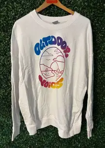 Outdoor Voices Desert Oversized Crewneck Sz Large