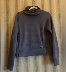 L.L Bean Pullover Top Coat Jacket Hoodie Women Size Small Purple