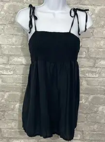 Urban Outfitters Out From Under Black Smocked Romper