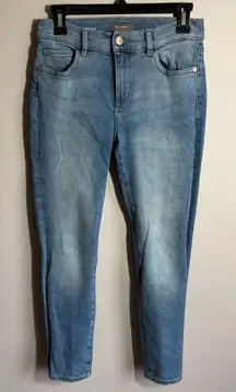 DL1961 Light Wash Florence Skinny Mid Rise Instasculpt Crop Jeans Womens 27