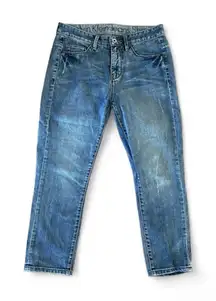 Calvin Klein Midrise Cropped Straight Leg Jeans size 28/6
