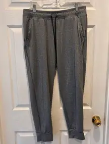 Womens Under Armour HeatGear Loose Fit Jogger Sweatpants Gray Size L