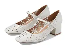 Steve Madden Hawke Mary Jane Pump White Eyelet Size 8 Women's Bridal Easter