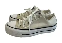 Converse Chuck Taylor All Star Lift Low-Top Platform Sneaker Shimmer Size 7