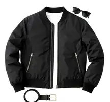 Mackage Black Bomber Jacket Women’s Size Small Lightweight Zip Up Outerwear EUC